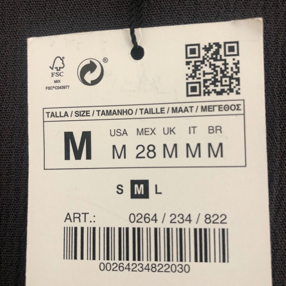 Zara Shirt - Size USA M (MEX 28) Khaki Colour - Picture 7 of 10